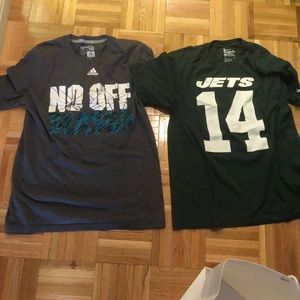 Jets t shirt. Adidas t shirt